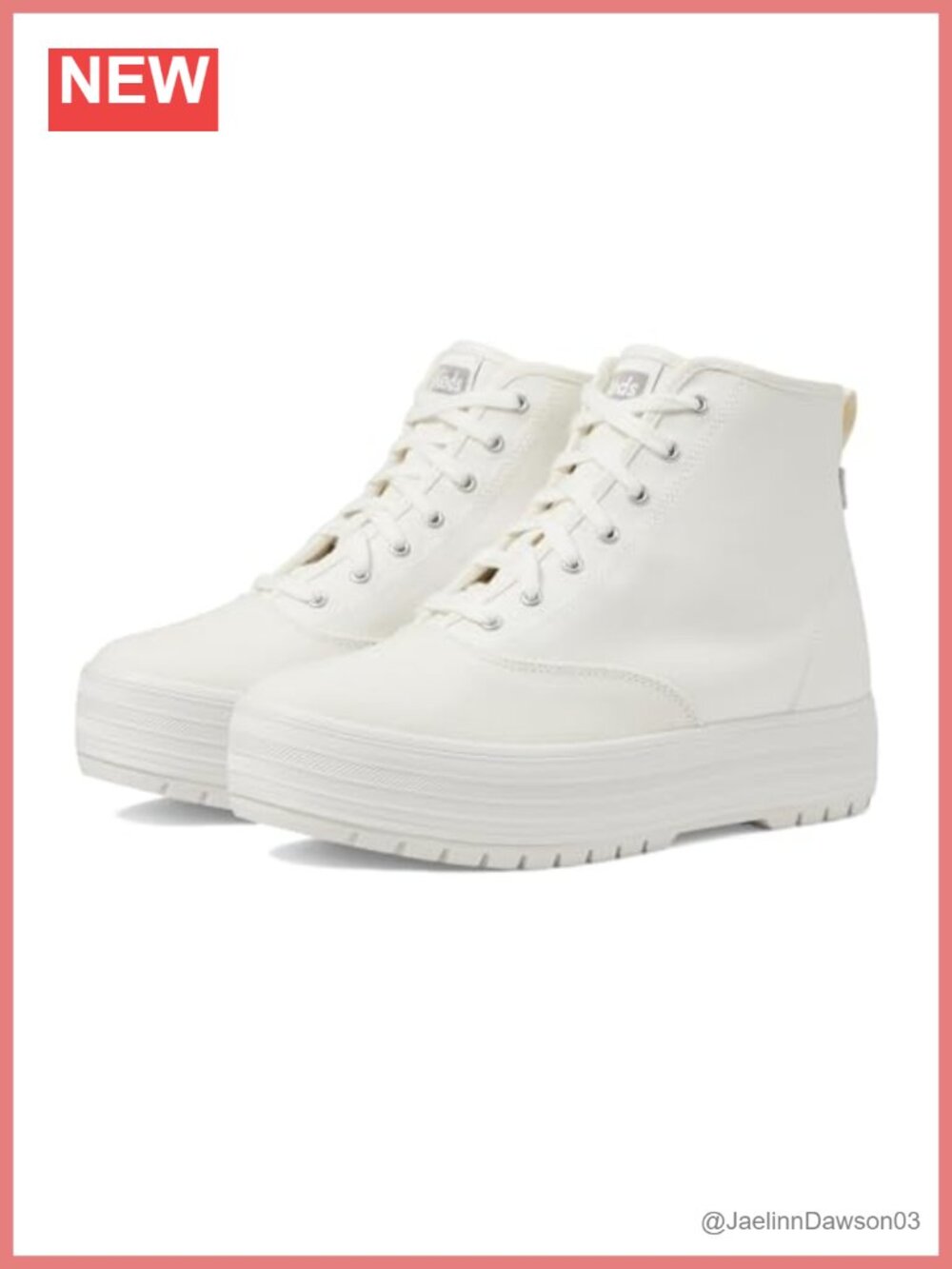 Keds Platform Mid Lug High-Top Canvas Lace-Up Sneaker
